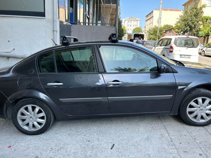 Renault Megane 2 2002-2009 Tavan Taşıyıcı Ara Barlar – Vidalı Montaj, Toros Fix Pro, Siyah