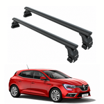 Renault Megane HB 2016-2026 Oluksuz Üst Tavan Portbagaj Taşıyıcı Ara Atkısı Toros Pro 4 Siyah