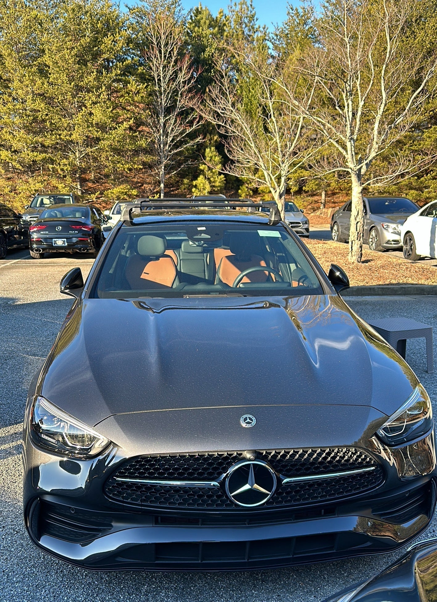 Mercedes C Sedan W206 2022-2025 Portbagaj Taşıyıcı Ara Atkı Aparatı Paw Pro 3 Gri