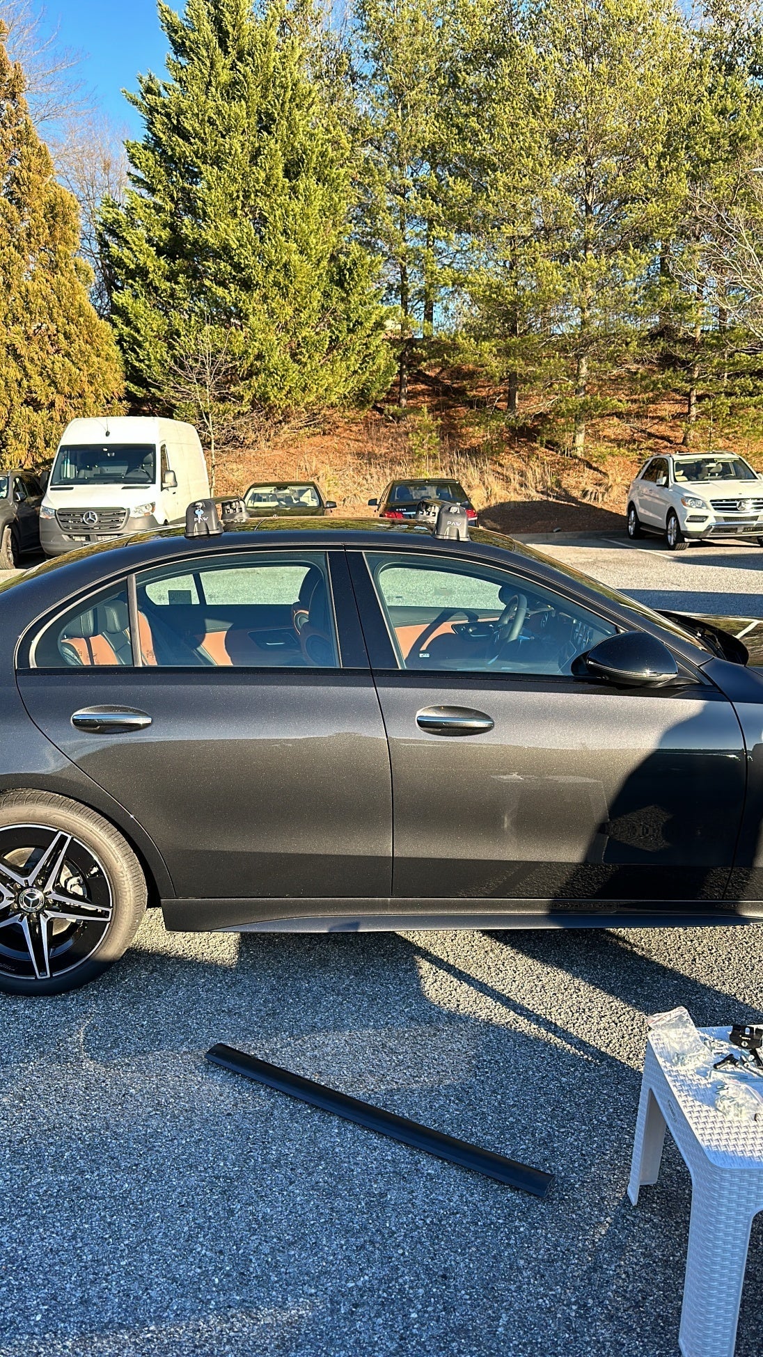 Mercedes C Sedan W206 2022-2025 Portbagaj Taşıyıcı Ara Atkı Aparatı Paw Pro 3 Gri