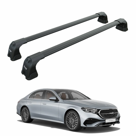 Mercedes E Sedan W214 2024-2025 Portbagaj Taşıyıcı Ara Atkı Aparatı Paw Pro 3 Siyah
