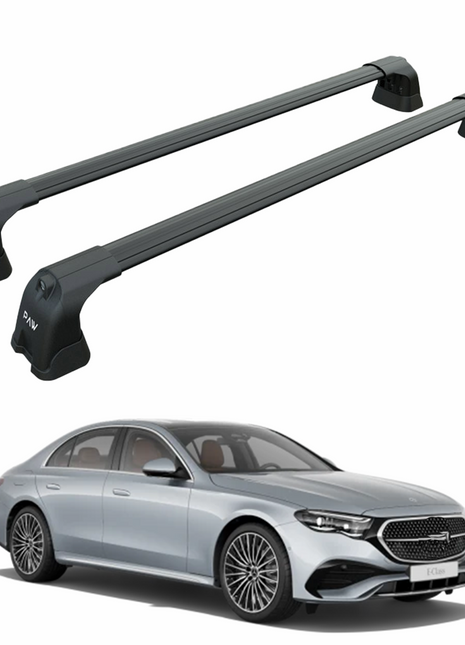 Mercedes E Sedan W214 2024-2025 Portbagaj Taşıyıcı Ara Atkı Aparatı Paw Pro 3 Siyah