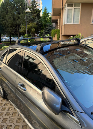 Mercedes C Sedan W204 2007-2014 Portbagaj Taşıyıcı Ara Atkı Aparatı Paw Pro 3 Siyah