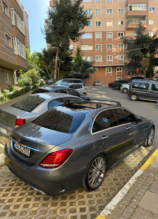 Mercedes C Sedan W204 2007-2014 Portbagaj Taşıyıcı Ara Atkı Aparatı Paw Pro 3 Siyah