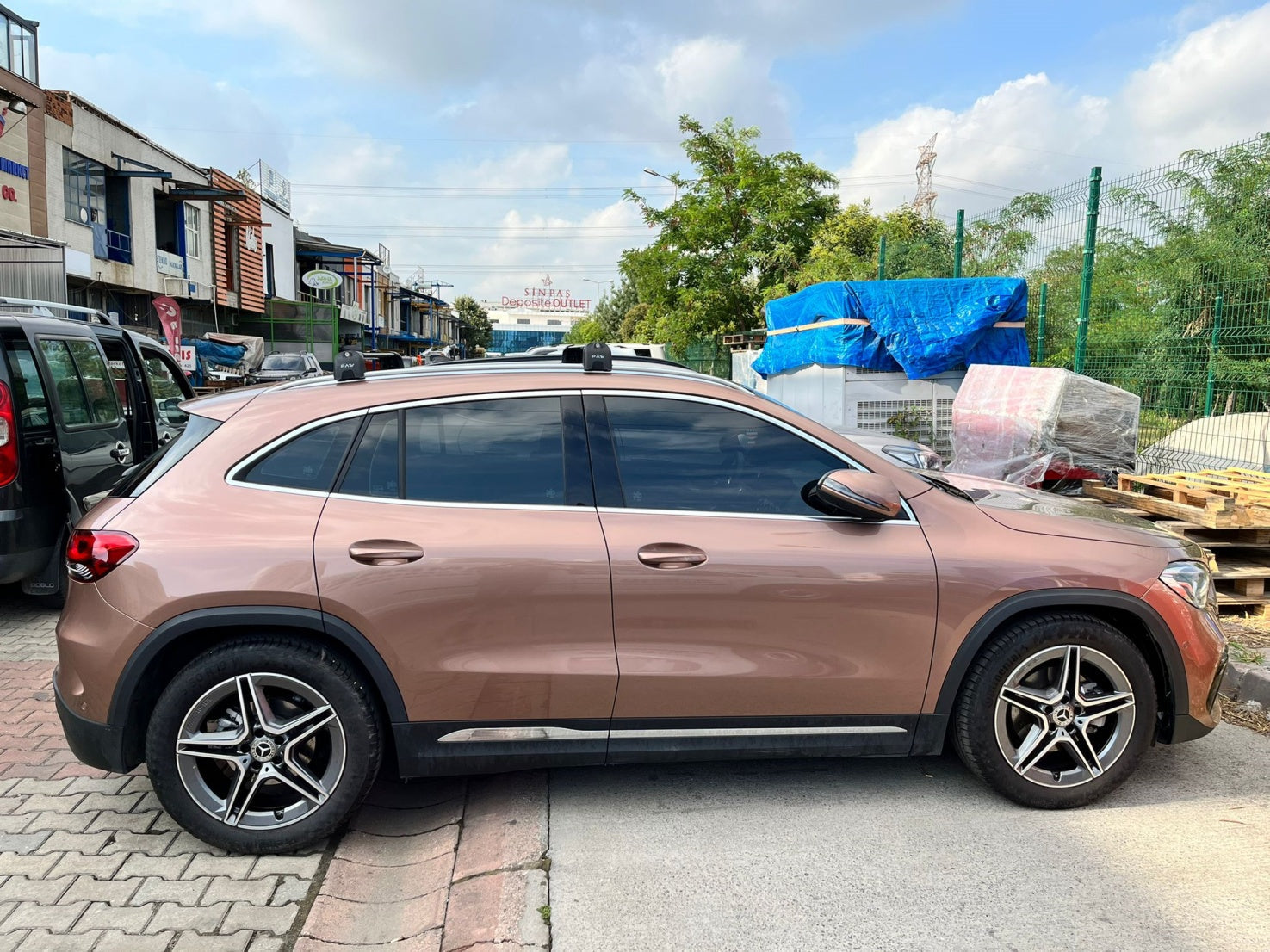 Mercedes Gla (H247) 2020-2025 Portbagaj Taşıyıcı Ara Atkisi - Ara Çubuk Paw Pro 2 Siyah