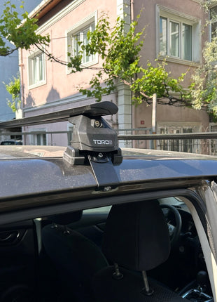 Nissan Qashqai J12 2022-2025 Oluksuz Üst Tavan Portbagaj Taşıyıcı Ara Atkısı Toros Serisi Pro 4 Siyah
