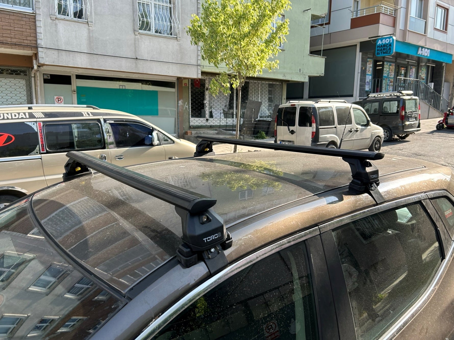 Nissan Qashqai J11 2013-2021 Oluksuz Üst Tavan Portbagaj Taşıyıcı Ara Atkısı Toros Serisi Pro 4 Gri