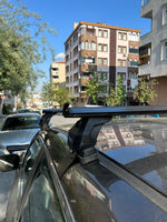 Nissan Qashqai J11 2013-2021 Oluksuz Üst Tavan Portbagaj Taşıyıcı Ara Atkısı Toros Serisi Pro 4 Siyah