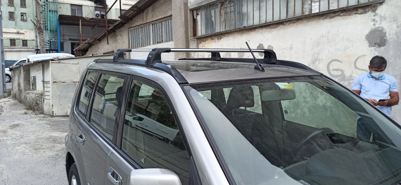 Nissan X-Trail T31 2007-2014 Portbagaj Taşıyıcı Ara Atkisi - Ara Çubuk Paw Pro 2 Gri