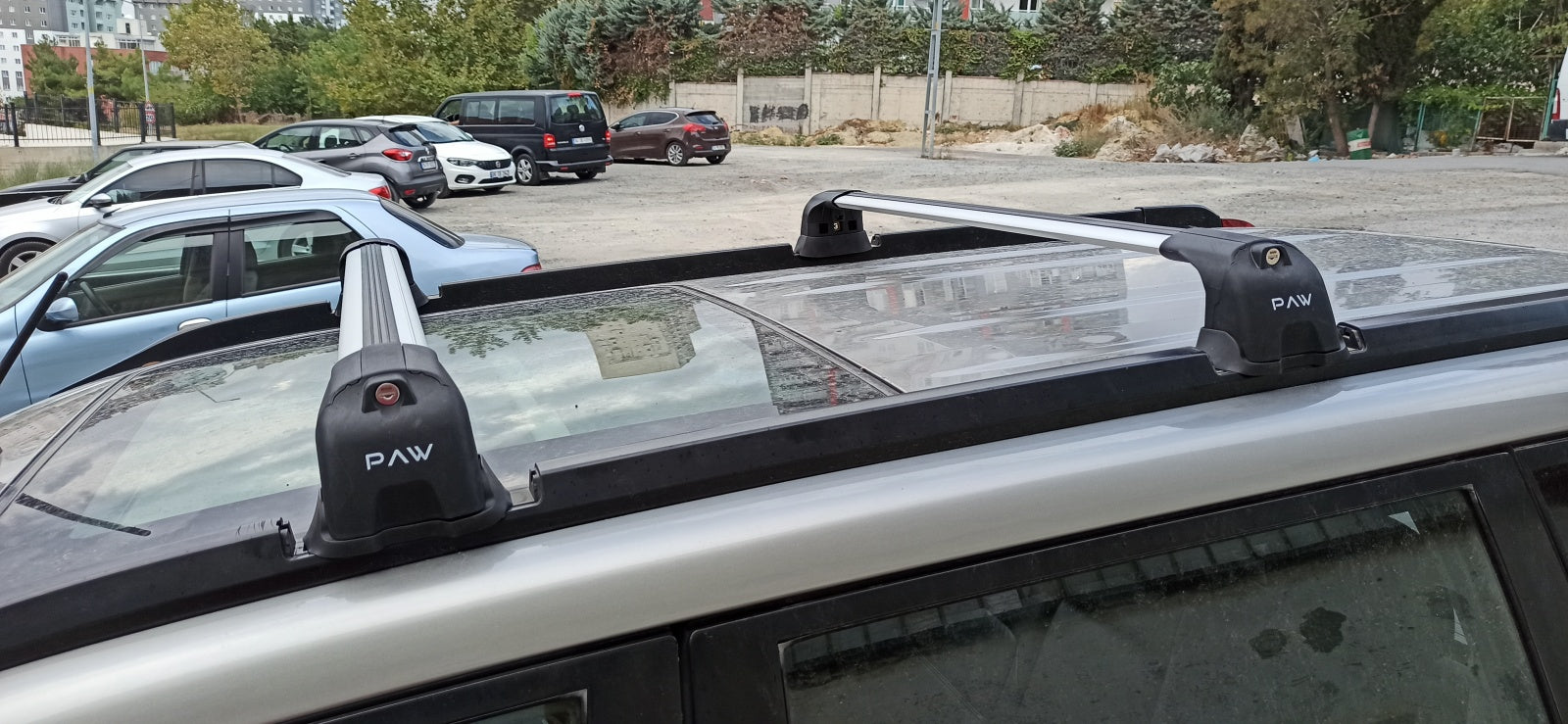 Nissan X-Trail T31 2007-2014 Portbagaj Taşıyıcı Ara Atkisi - Ara Çubuk Paw Pro 2 Gri