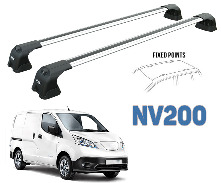 Nissan Nv200 2009-2021 2Qty Portbagaj Taşıyıcı Ara Atkı Aparatı Paw Pro 3 Siyah