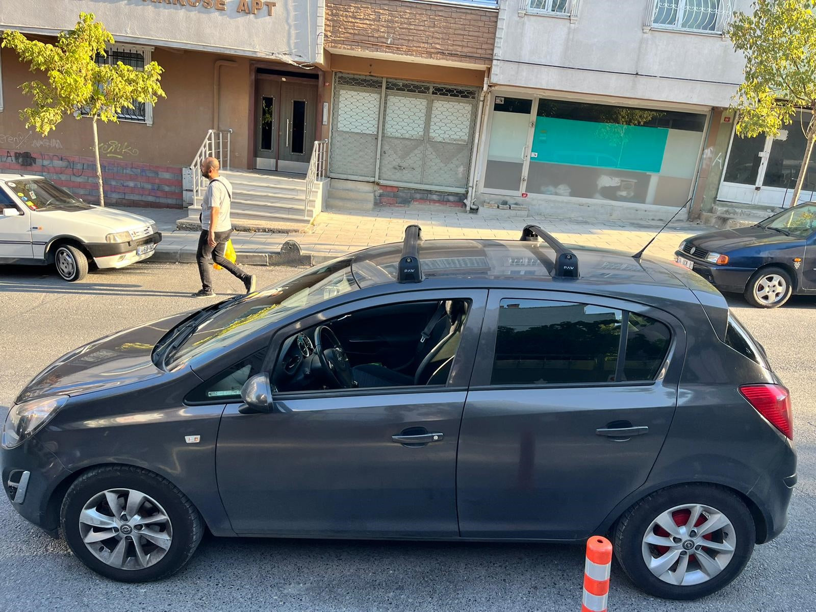 Opel Corsa D 2007-2015 Portbagaj Taşıyıcı Aparat - Ara Atkısı Paw Pro 3, Siyah