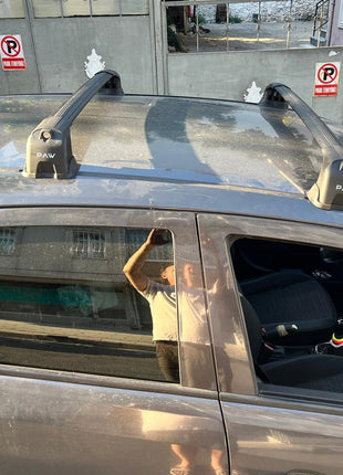 Opel Corsa D 2007-2015 Portbagaj Taşıyıcı Aparat - Ara Atkısı Paw Pro 3, Gri
