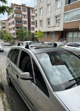 Opel&Vauxhall Meriva 2014-2018 Portbagaj Taşıyıcı Ara Atkı Aparatı Paw Pro 3 Gri