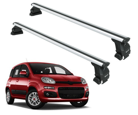 Fitting Roof Racks, Roof Boxes or Roof Bike Racks Compatible with Fiat Panda 319 Gri 2012- Onwards