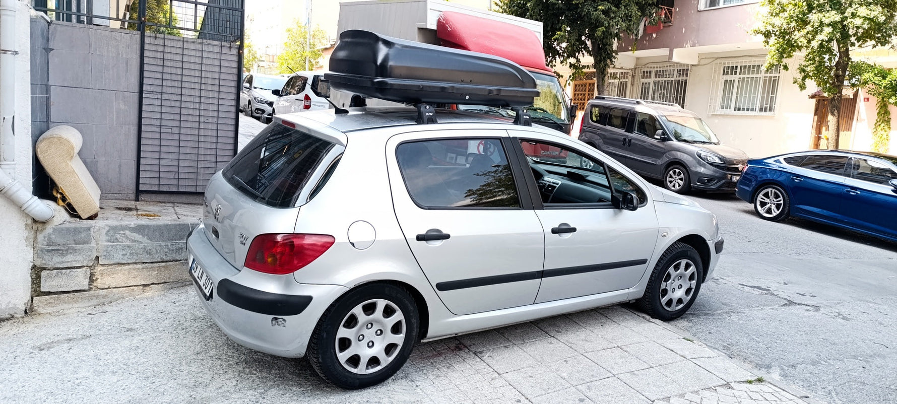 Paw Peugeot 307 (2002-2008) Ara Atkı Portbagaj Taşıyıcı - Pro 3 Siyah
