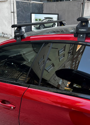 Peugeot 508 2018-2025 Oluksuz Üst Tavan Portbagaj Taşıyıcı Ara Atkısı Toros Serisi Pro 4 Gri