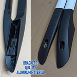 Land Rover Range Rover Vogue 2002-2012 L322 Araç Üstü Alüminyum Tavan Yan Rayları Plus Serisi - Siyah