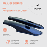 Renault Kangoo Van L2 (2021-2025) Alüminyum Tavan Rayları Plus Serisi - Siyah