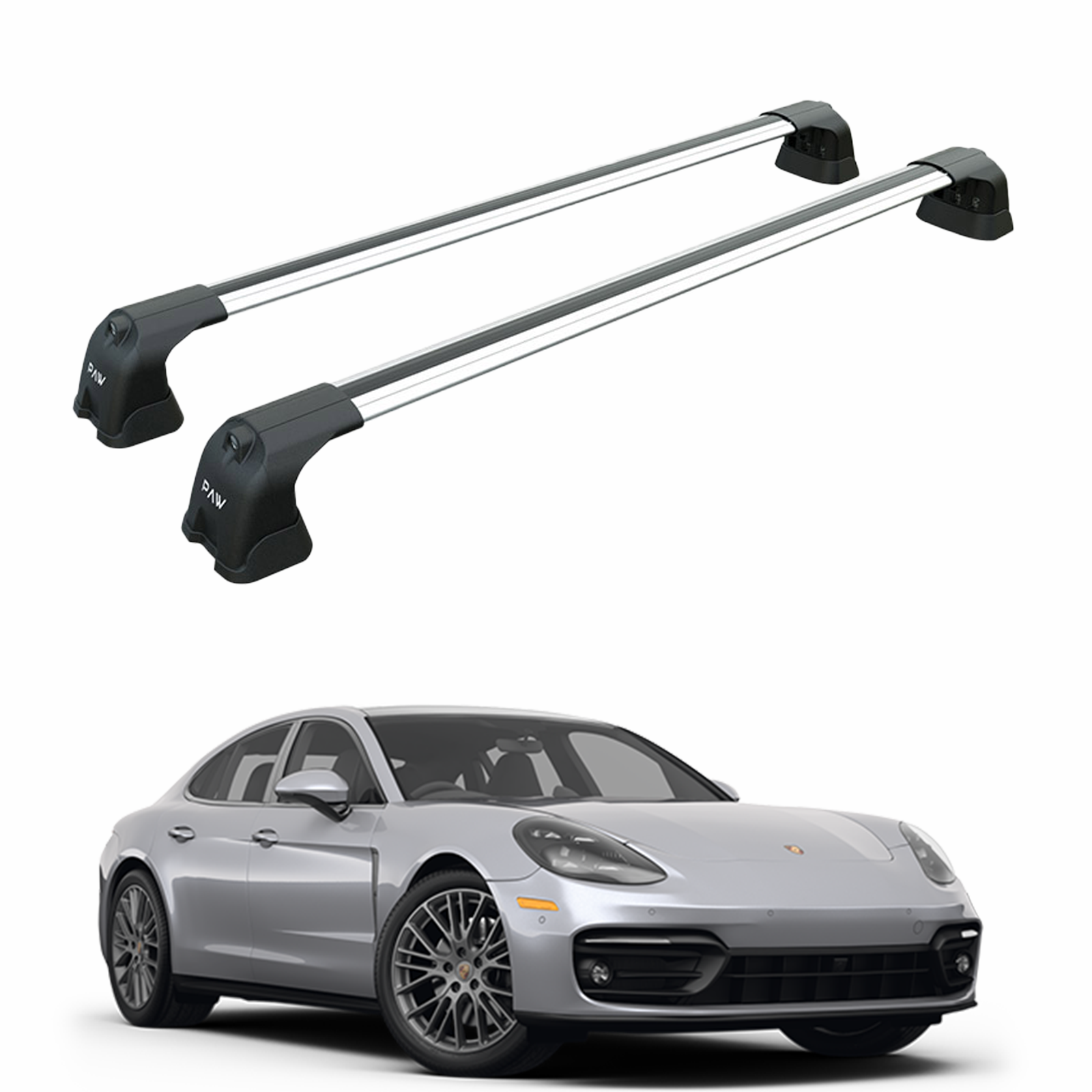 Porsche Panamera 2009-2016 Portbagaj Taşıyıcı Ara Atkı Aparatı Paw Pro 3 Gri