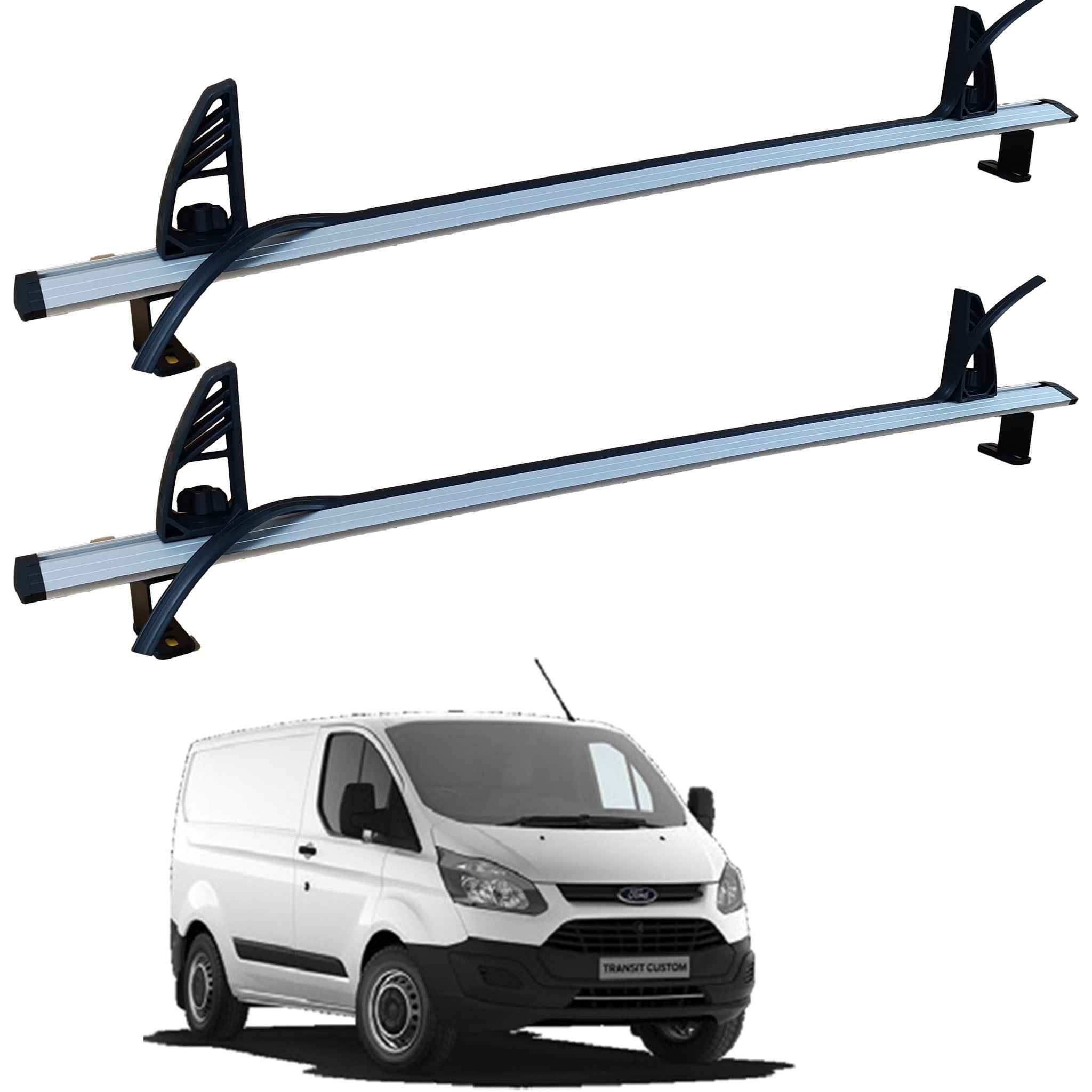 Ford Transit Custom 2013-2023 Araç Üstü Merdiven Sabitleyici, Yük Taşıma Sistemleri Pratik Seri 2 Adet