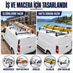 Volkswagen Caddy 2020-2026 Araç Üstü Merdiven Sabitleyici, Yük Taşıma Sistemleri Pratik Serisi 2 Adet