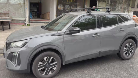 Peugeot 2008 2020-2025 Oluksuz Üst Tavan Portbagaj Taşıyıcı Ara Atkısı Toros Serisi Pro 4 Siyah