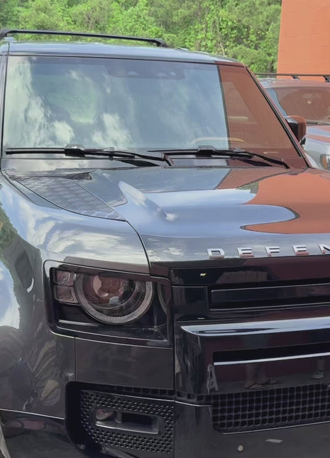 Land Rover Defender 130 2020-2025 Roof Rack Cross Bars T Slot Rail Siyah