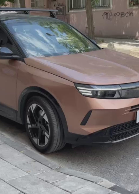 Opel Grandland 2024-2025 Oluksuz Üst Tavan Portbagaj Taşıyıcı Ara Atkısı Toros Serisi Pro 4 Gri