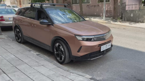 Opel Grandland 2024-2025 Oluksuz Üst Tavan Portbagaj Taşıyıcı Ara Atkısı Toros Serisi Pro 4 Gri