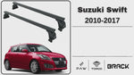 Suzuki Swift 2010-2017 Tavan Taşıyıcı Ara Barlar – Vidalı Montaj, Toros Fix Pro, Siyah
