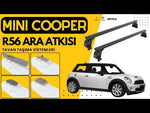 Mini Cooper R56 (2007-2014) Tavan Portbagaj Taşıyıcı Ara Atkısı, Pro 4, Siyah