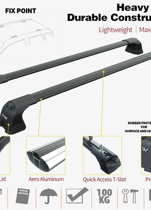 Mercedes Benz T 2022-2025 3Qty Portbagaj Taşıyıcı Ara Atkı Aparatı Paw Pro 3 Gri