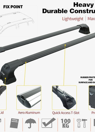 Mercedes Benz T 2022-2025 3Qty Portbagaj Taşıyıcı Ara Atkı Aparatı Paw Pro 3 Gri