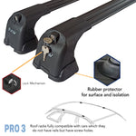 Citroen C4 Picasso 2007-2013 Portbagaj Taşıyıcı Ara Atkı Aparatı Paw Pro 3 Siyah