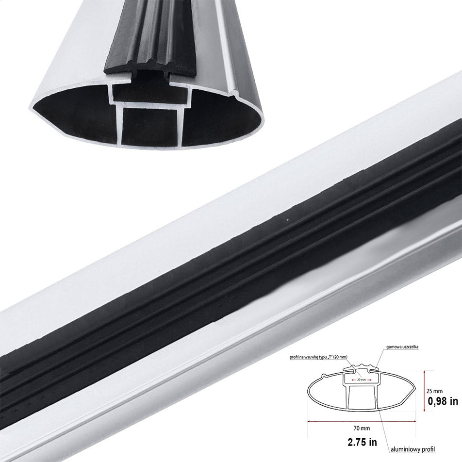 Citroen C4 Picasso 2007-2013 Portbagaj Taşıyıcı Ara Atkı Aparatı Paw Pro 3 Siyah