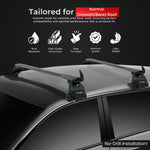 Citroen Berlingo 2023 ve Sonrası Orjinal Tip OEM Tavan Çıtası Siyah