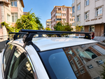 Nissan Qashqai J11 2013-2021 Oluksuz Üst Tavan Portbagaj Taşıyıcı Ara Atkısı Toros Serisi Pro 4 Siyah