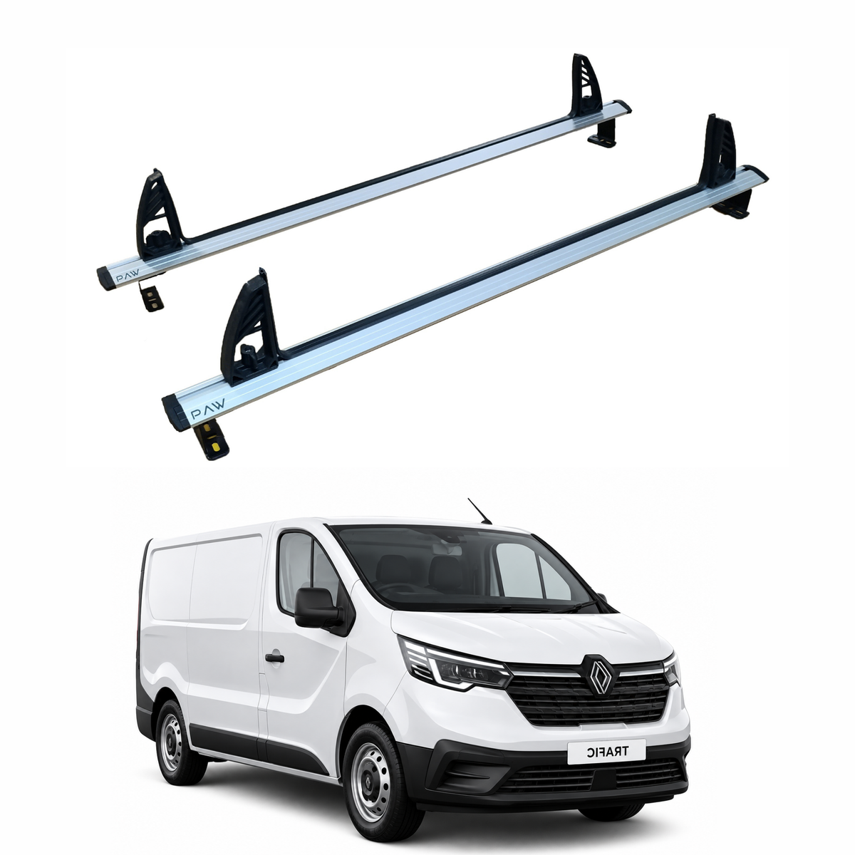 Renault Trafic X82 (2014-2026) Araç Üstü Merdiven Sabitleyici, Yük Taşıma Sistemleri Pratik Seri 3 Adet