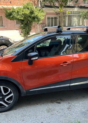 Renault Captur 2013-2019 Oluksuz Üst Tavan Portbagaj Taşıyıcı Ara Atkısı Toros Serisi Pro 4 Gri