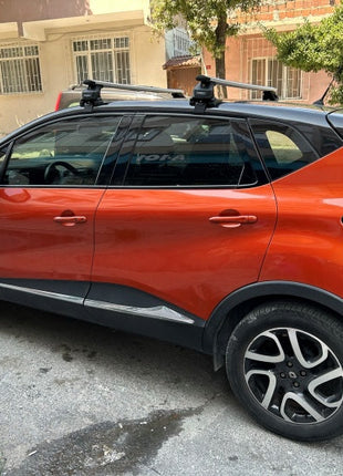 Renault Captur 2013-2019 Oluksuz Üst Tavan Portbagaj Taşıyıcı Ara Atkısı Toros Serisi Pro 4 Siyah