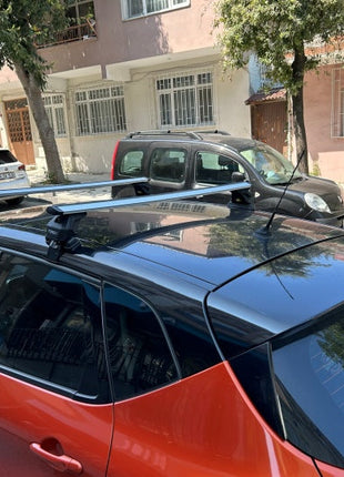 Renault Captur 2013-2019 Oluksuz Üst Tavan Portbagaj Taşıyıcı Ara Atkısı Toros Serisi Pro 4 Gri