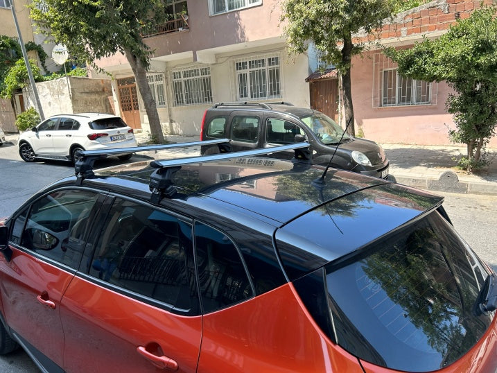 Renault Captur 2013-2019 Oluksuz Üst Tavan Portbagaj Taşıyıcı Ara Atkısı Toros Serisi Pro 4 Siyah