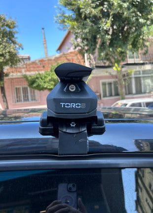 Renault Captur 2013-2019 Oluksuz Üst Tavan Portbagaj Taşıyıcı Ara Atkısı Toros Serisi Pro 4 Siyah