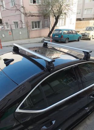 Skoda Superb Sedan B8 2015-2019 Oluksuz Üst Tavan Portbagaj Taşıyıcı Ara Atkısı Toros Serisi Pro 4 Siyah