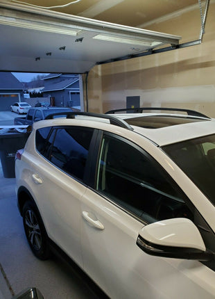 Toyota Rav 4 2013-2019 Araç Üstü Alüminyum Tavan Yan Rayları Plus Serisi - Gri