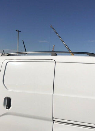 Paw Pro Bar Ladder Aluminium Roof Rack And Cross Bars Set, Fits Dokker Van 2013--> Black