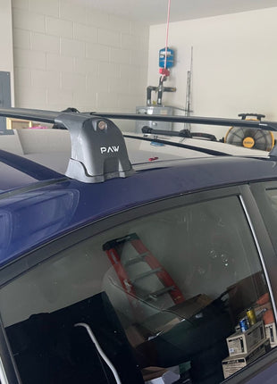 For Subaru Legacy Sedan 2020-2025 Roof Rack Cross Bar Fix Point Alu Black