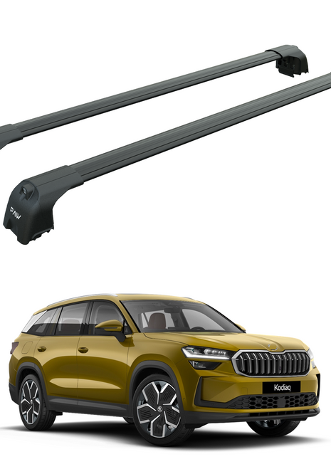 Skoda Kodiaq 2024-2025 Portbagaj Taşıyıcı Ara Atkisi - Ara Çubuk Paw Pro 2 Siyah