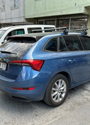 Skoda Scala 2019-2025 Oluksuz Üst Tavan Portbagaj Taşıyıcı Ara Atkısı Toros Serisi Pro 4 Siyah